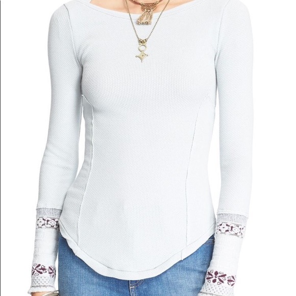 Free People Tops - Free people cuff thermal